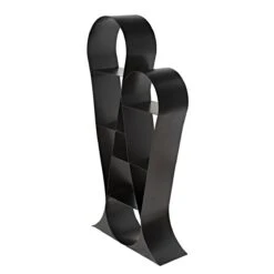 Noir Zaha Bookcase - Black Metal -Best Decoration Shop gbcs233mtb 14 lg