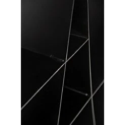 Noir Zaha Bookcase - Black Metal -Best Decoration Shop gbcs233mtb 19 lg