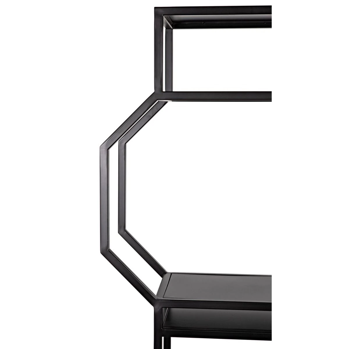 Noir Downtown B Bookcase - Black Metal 12 Noir Downtown B Bookcase - Black Metal - Image 10