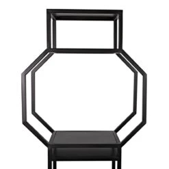 Noir Downtown B Bookcase - Black Metal 28 Noir Downtown B Bookcase - Black Metal -Best Decoration Shop gbcs236mtb 11 lg