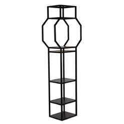 Noir Downtown B Bookcase - Black Metal 20 Noir Downtown B Bookcase - Black Metal -Best Decoration Shop gbcs236mtb 3 lg