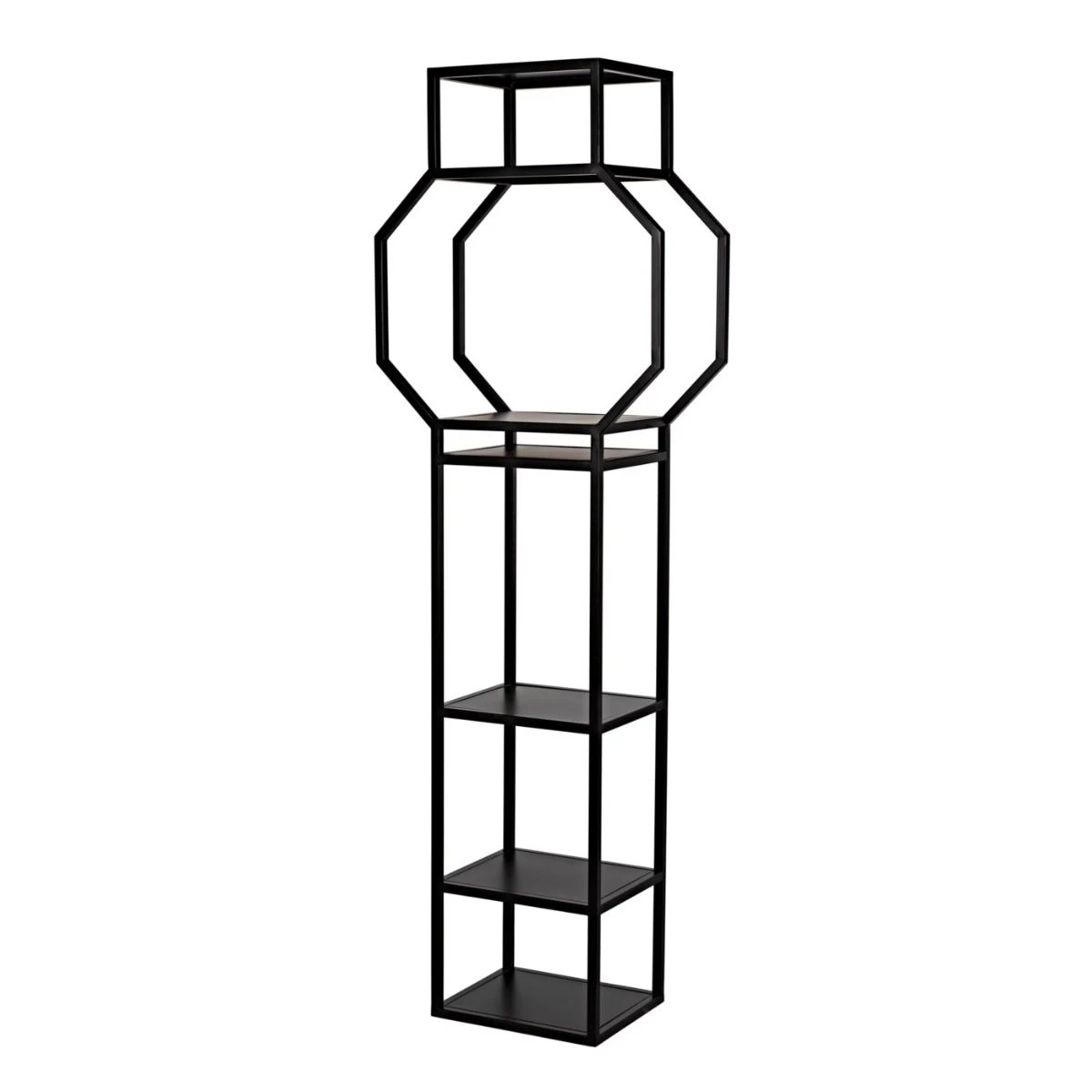Noir Downtown B Bookcase - Black Metal 9 Noir Downtown B Bookcase - Black Metal - Image 7