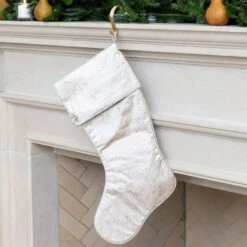 Gold Grain Stocking With Cuff