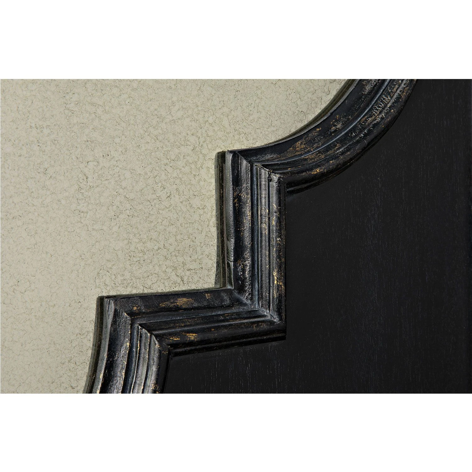 Noir Good Luck Mirror - Hand Rubbed Black W/ Gold Trim 4 Noir Good Luck Mirror - Hand Rubbed Black W/ Gold Trim - Image 2