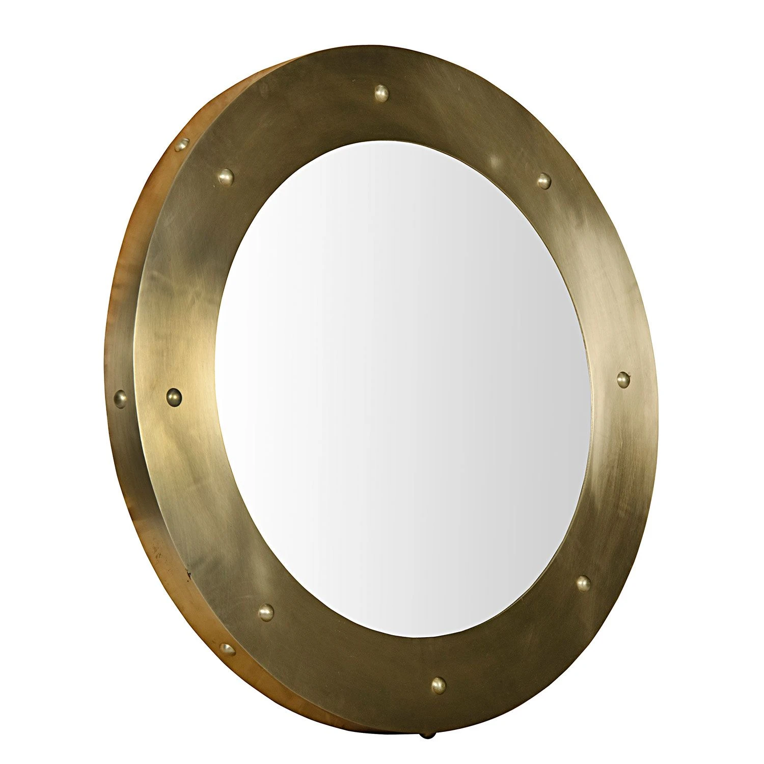 Noir Clay Mirror - Large - Antique Brass 4 Noir Clay Mirror - Large - Antique Brass - Image 2