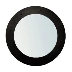 Noir Clay Mirror - Black Metal - Large