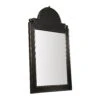Noir Jess Mirror - Hand Rubbed Black
