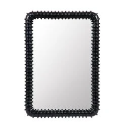 Noir Toshi Mirror - Hand Rubbed Black