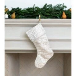 Gold Spot Stocking With Cuff