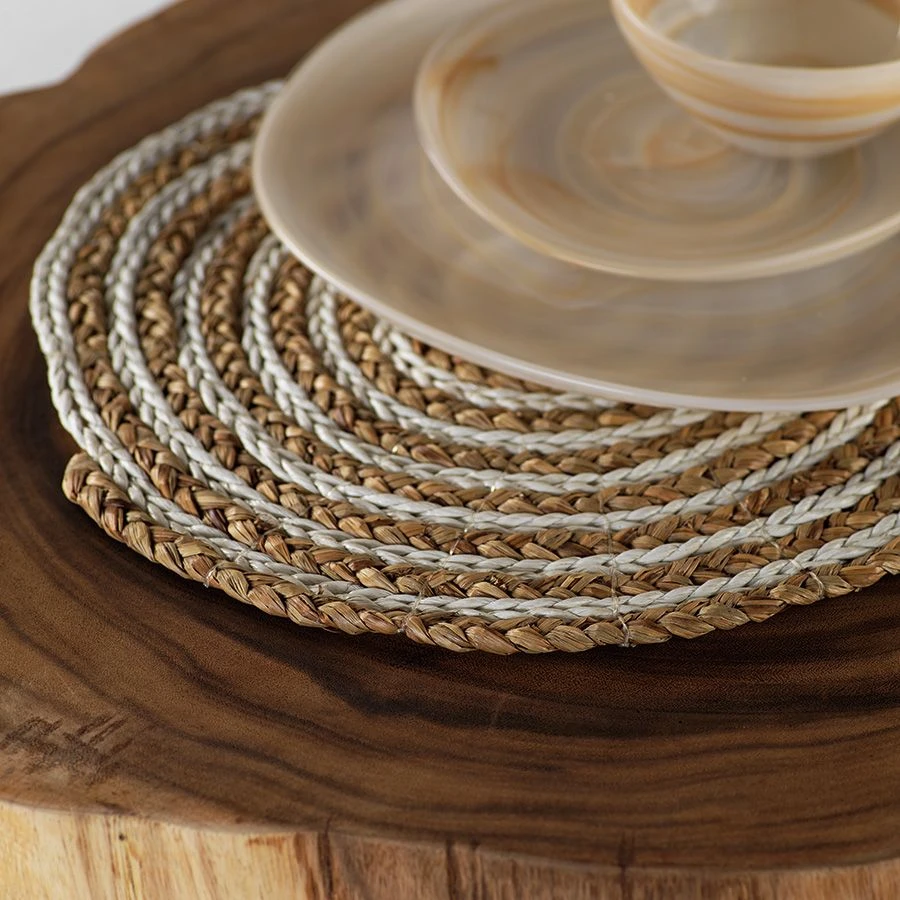 Mendong Two-Tone Placemats 4 Mendong Two-Tone Placemats - Image 2