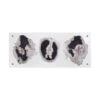 Floating Petrified Triple Slice Wall Art -Best Decoration Shop id100873 1