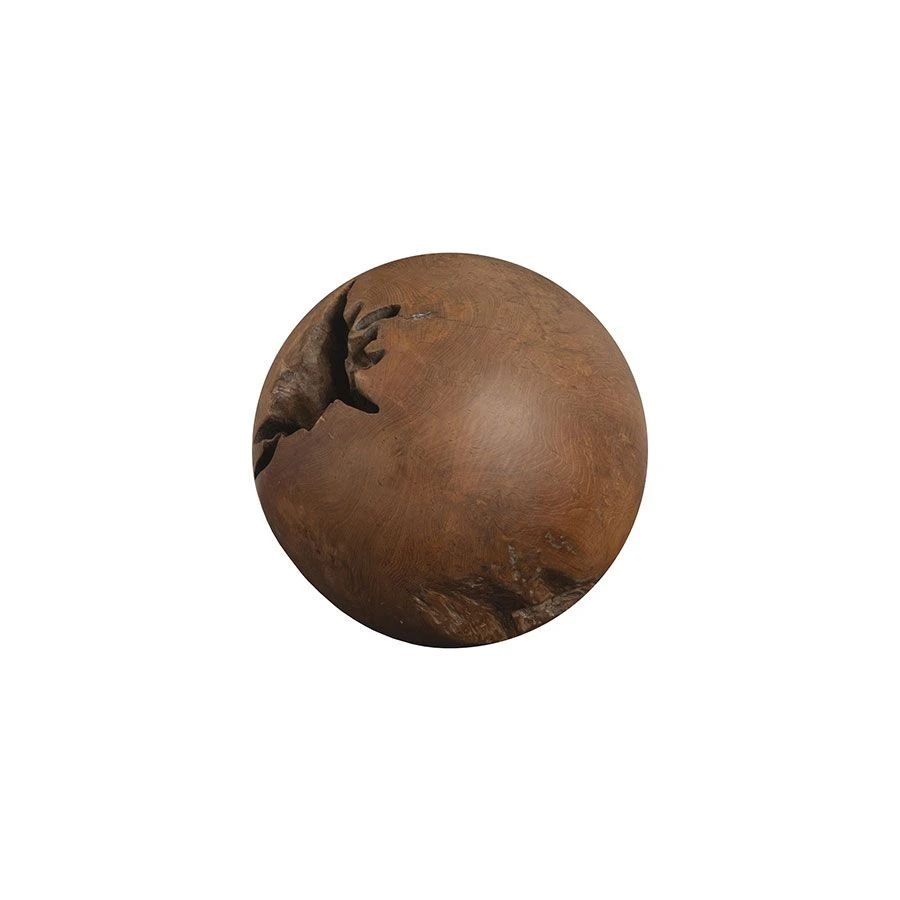 Teak Wood Ball - Medium 3 Teak Wood Ball - Medium