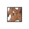 Framed Slice Wall Tile - Teak / Black Frame 1 Framed Slice Wall Tile - Teak / Black Frame -Best Decoration Shop id65155 1