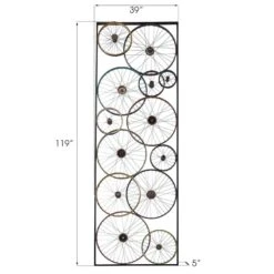 Bicycle Wheel Wall Art - Assorted -Best Decoration Shop id66019 3
