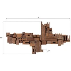 Asken Wall Art - Wood - Freeform -Best Decoration Shop id68830 3