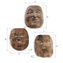 Indonesian Masks - Assorted -Best Decoration Shop id72667 3