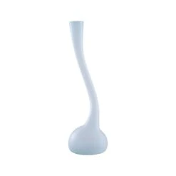 Frosted Corkscrew Vase - Medium