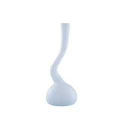 Frosted Corkscrew Vase - Small