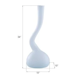 Frosted Corkscrew Vase - Small -Best Decoration Shop id74397 3