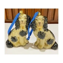 Staffordshire Small Dog - Black - Ornament