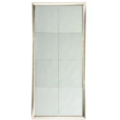 Duke Floor Mirror - Silver