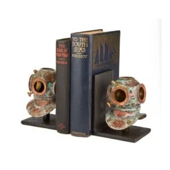 Diver Helmet Bookends -Best Decoration Shop obdbebr 3