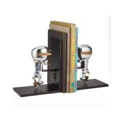Outboard Motor Bookends - Aluminum -Best Decoration Shop obobeal 3