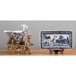 Porcelain Tray - Blue & White Willow -Best Decoration Shop od 14044 3