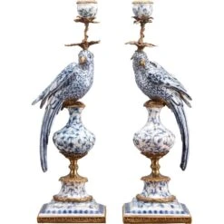 Porcelain Parrot Candle Holder -Best Decoration Shop od 14049 3