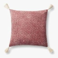 Pillow P0621 - Down Fill - Square - Red