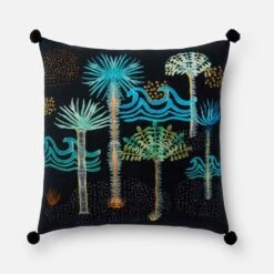 P0478 - Black / Multi - 18 X 18