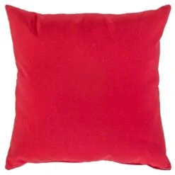 Sunbrella Throw Pillow - Jockey Red