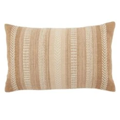 Papyrus Striped Pillow - Beige