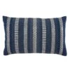 Papyrus Striped Pillow - Blue -Best Decoration Shop pmp02