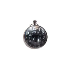 Eye Of Time Clock - Silver