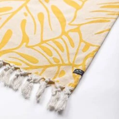 Slowtide Tarovine Turkish Towel - Mustard -Best Decoration Shop st200 2