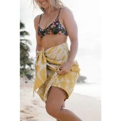 Slowtide Tarovine Turkish Towel - Mustard -Best Decoration Shop st200 4