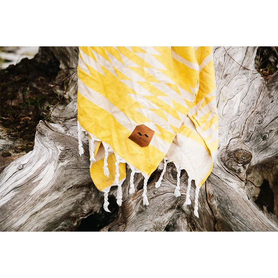 Slowtide Chico Beach Blanket - Mustard 5 Slowtide Chico Beach Blanket - Mustard - Image 3