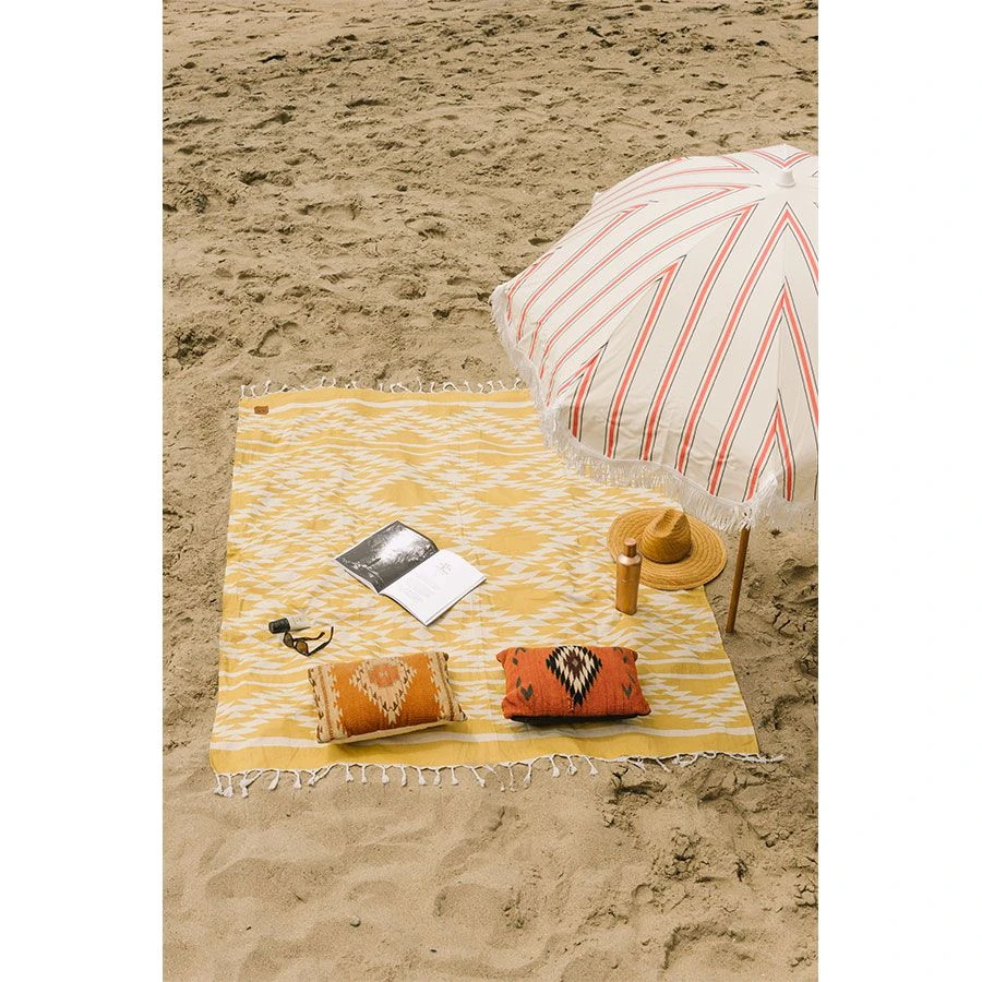 Slowtide Chico Beach Blanket - Mustard 8 Slowtide Chico Beach Blanket - Mustard - Image 6