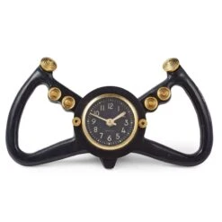 Cockpit Table Clock - Black