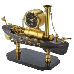 Steamboat Table Clock -Best Decoration Shop tcstebr 2