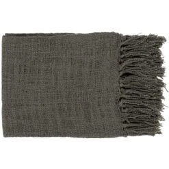 Tilda Throw - Dark Grey