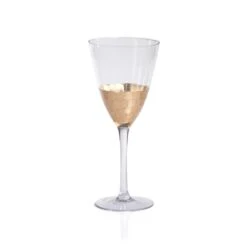Vitorrio Gold Wine Glass