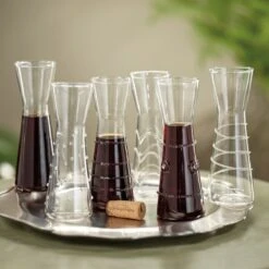 Zalli Assorted Glass Carafe Set -Best Decoration Shop zodax ch 2621b
