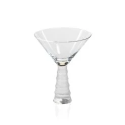 Terrell Bamboo Stem Martini Glasses - Set Of 4