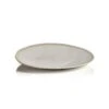Amiah Organic Textured Ceramic Platter 15.5"