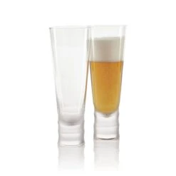 Terrell 4-Piece Bamboo Beer / All Purpose Glass Set -Best Decoration Shop zodax ch 6376sc 1