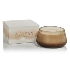 Aegean Scented Candle - Sandalwood Leaf & Tobacco