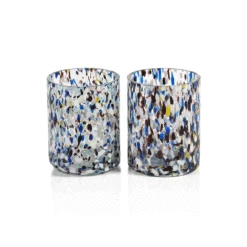 Amalfi Glass Tealight / Votive Candle Holder