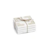 Mannara 4-Inch Square Marble Coasters